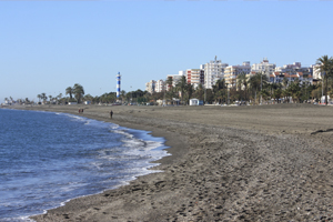 Playa en Torre del Mar, Marbella, Málaga