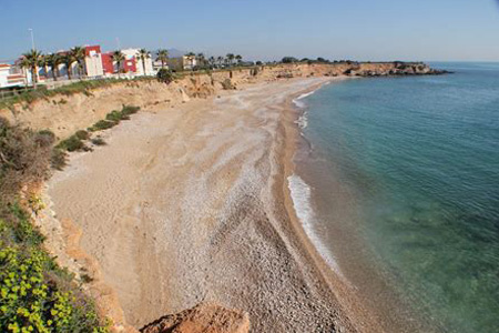 Playa Cala de Les Llanetes, Vinarós, Castellón, Valencia